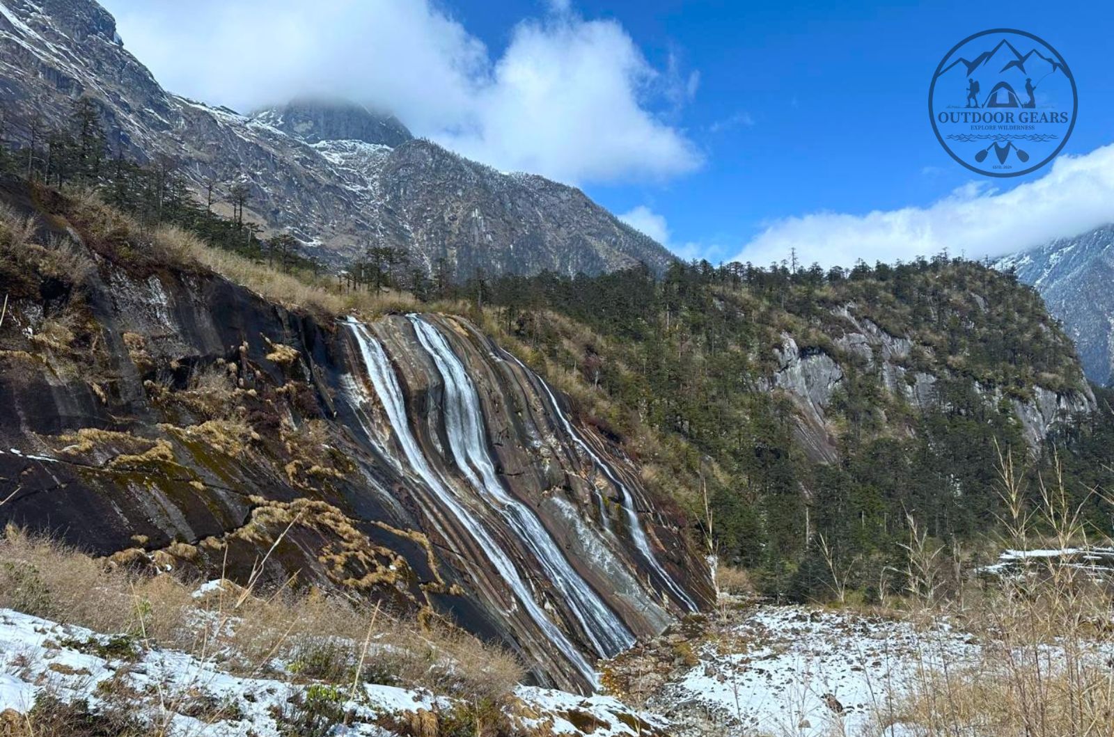 Waterfall at Pomo Grassland, Anini
